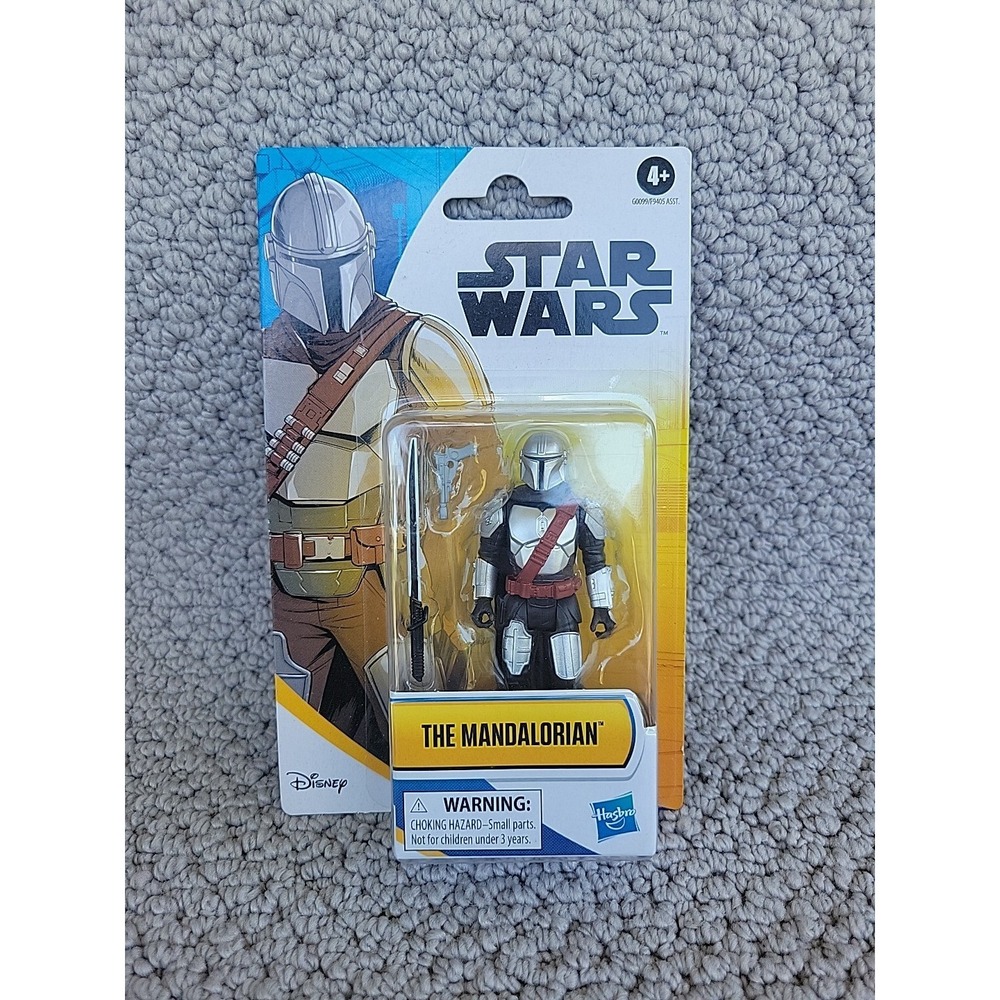 Hasbro Star Wars Epic Hero Series Mandalorian w Black Saber 4" Figure NEW 2024